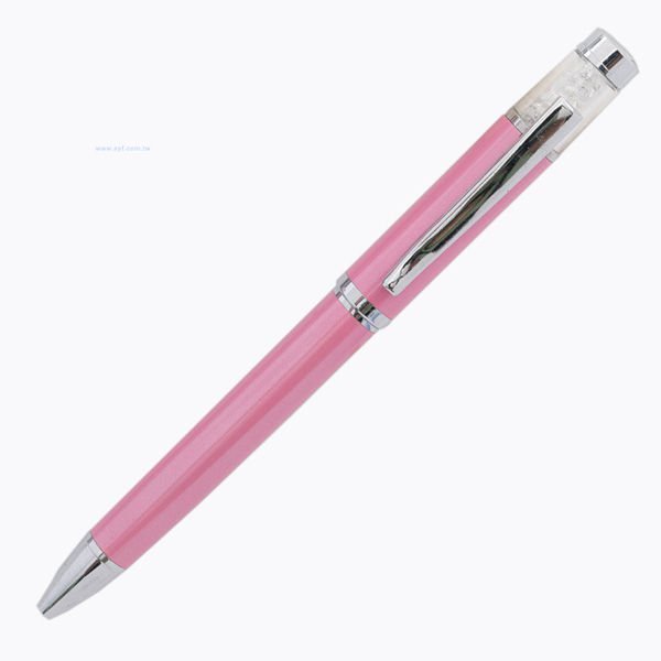 水晶旋轉式禮品筆-金屬廣告原子筆-兩種款式可選-採購批發贈品筆-8096-2
